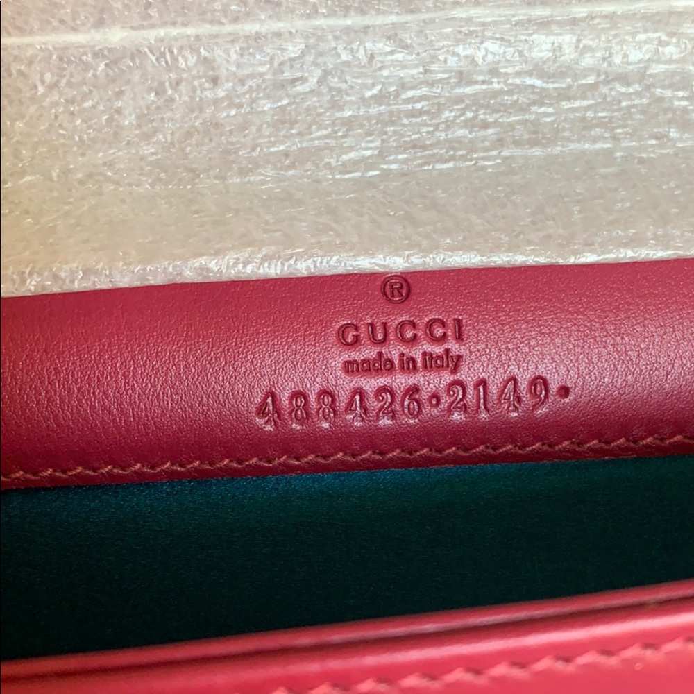New Gucci Love GG Pink Velvet and Leather Bag - Picture 5 of 8